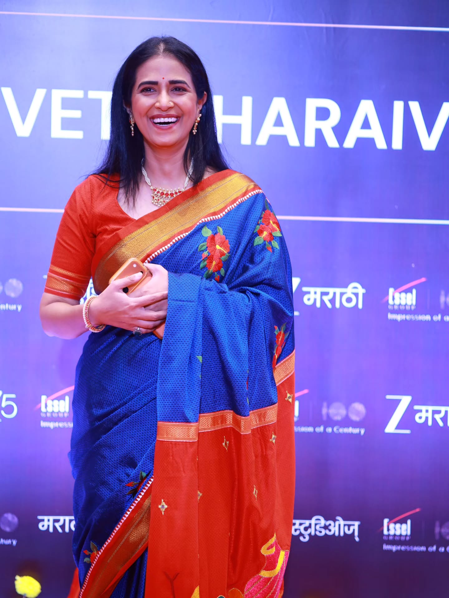 Sharmishtha Raut Desai Saree Look