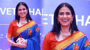 Sharmishtha Raut Desai Saree Look