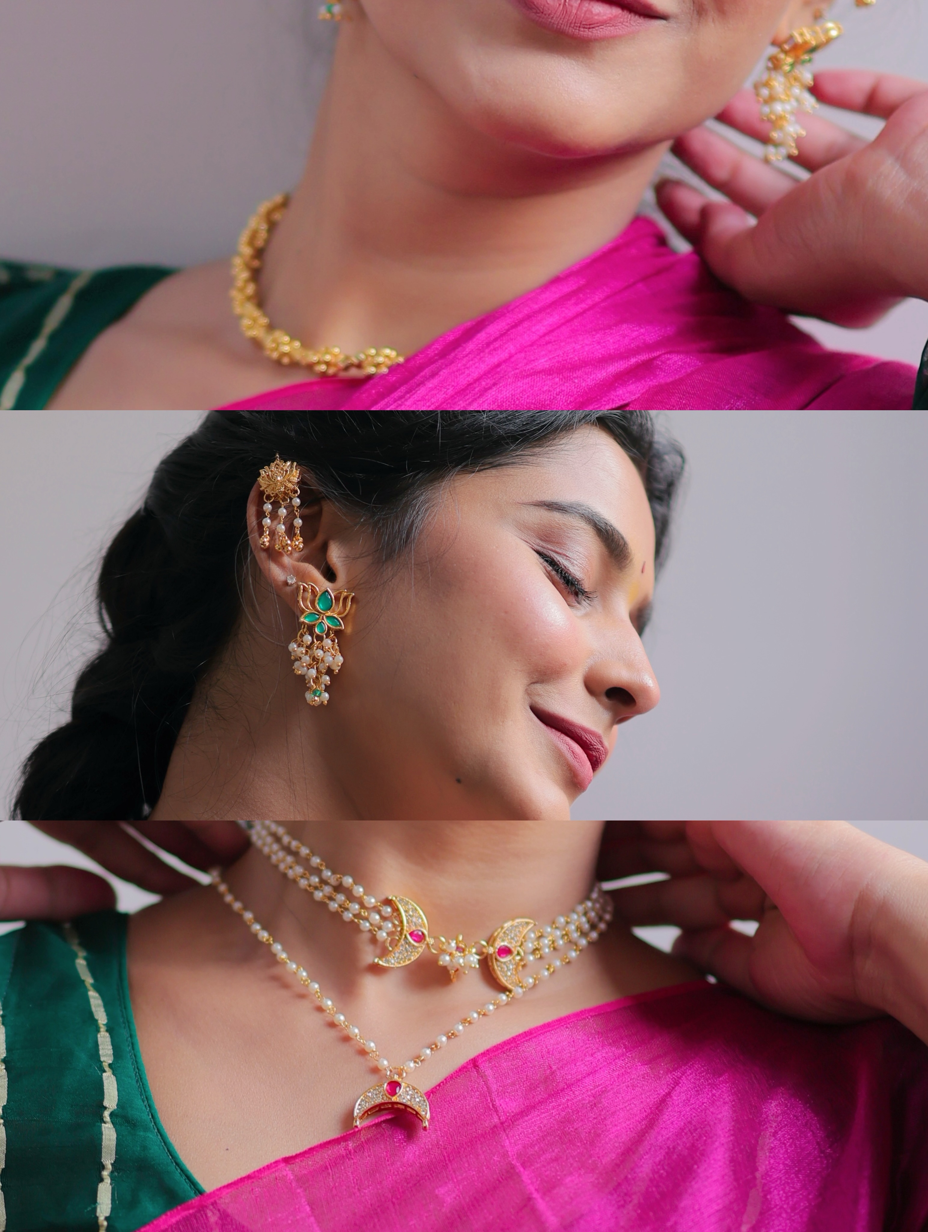 Shivani Mundhekar Pink Saree Look