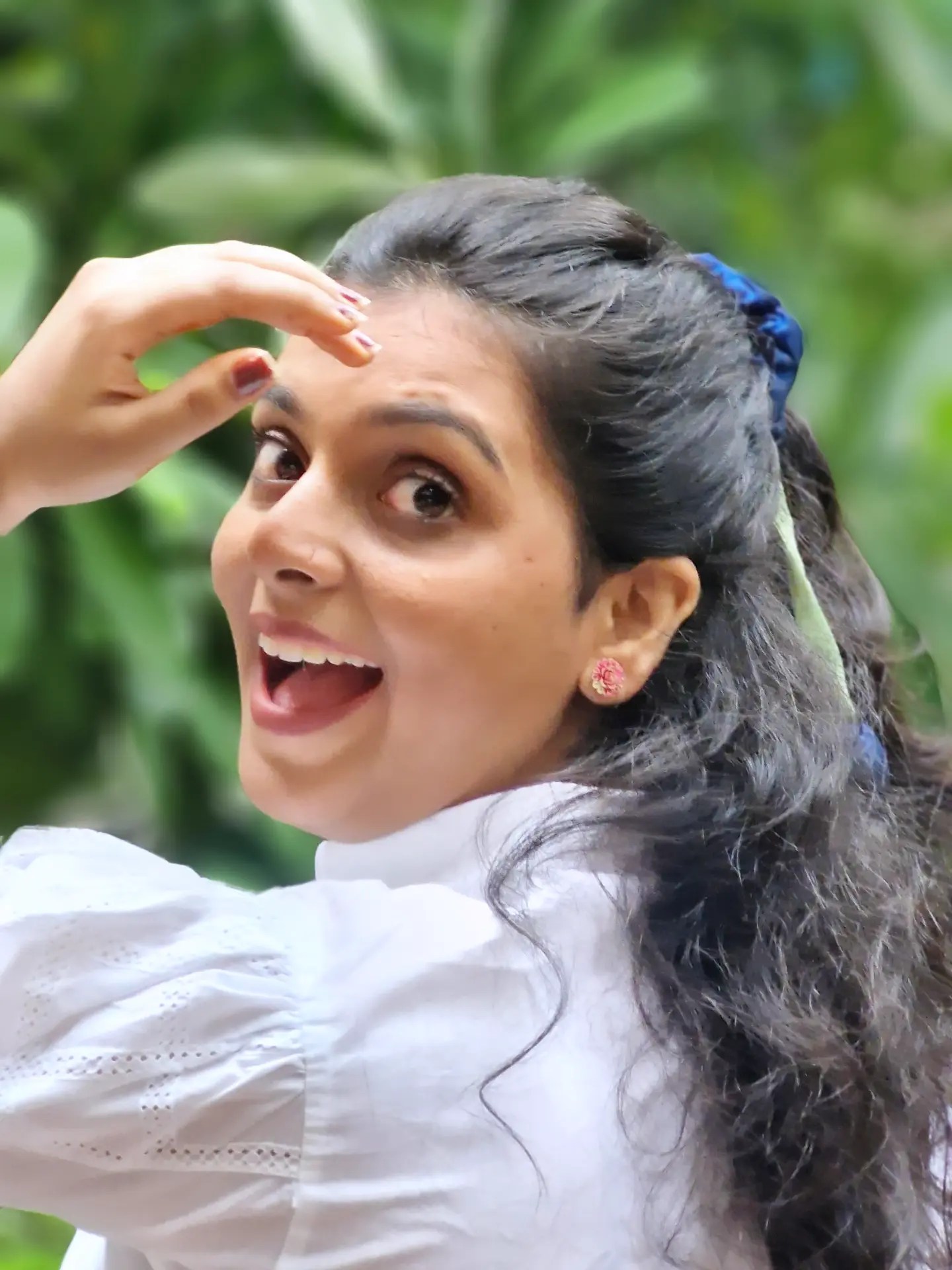 Shivani Naik Yellow Top Shorts Look