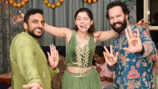 Sonalee Kulkarni Brother Wedding Mehndi Ceremony Photos