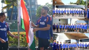 Shubman Gill Gautam Gambhir flag hoisting Galle