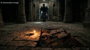 baghpat temple murder case | up crime news | priest buries body under floor | interlocking tiles crime scene investigation