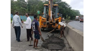 Thane Ghodbunder Road Potholes Action