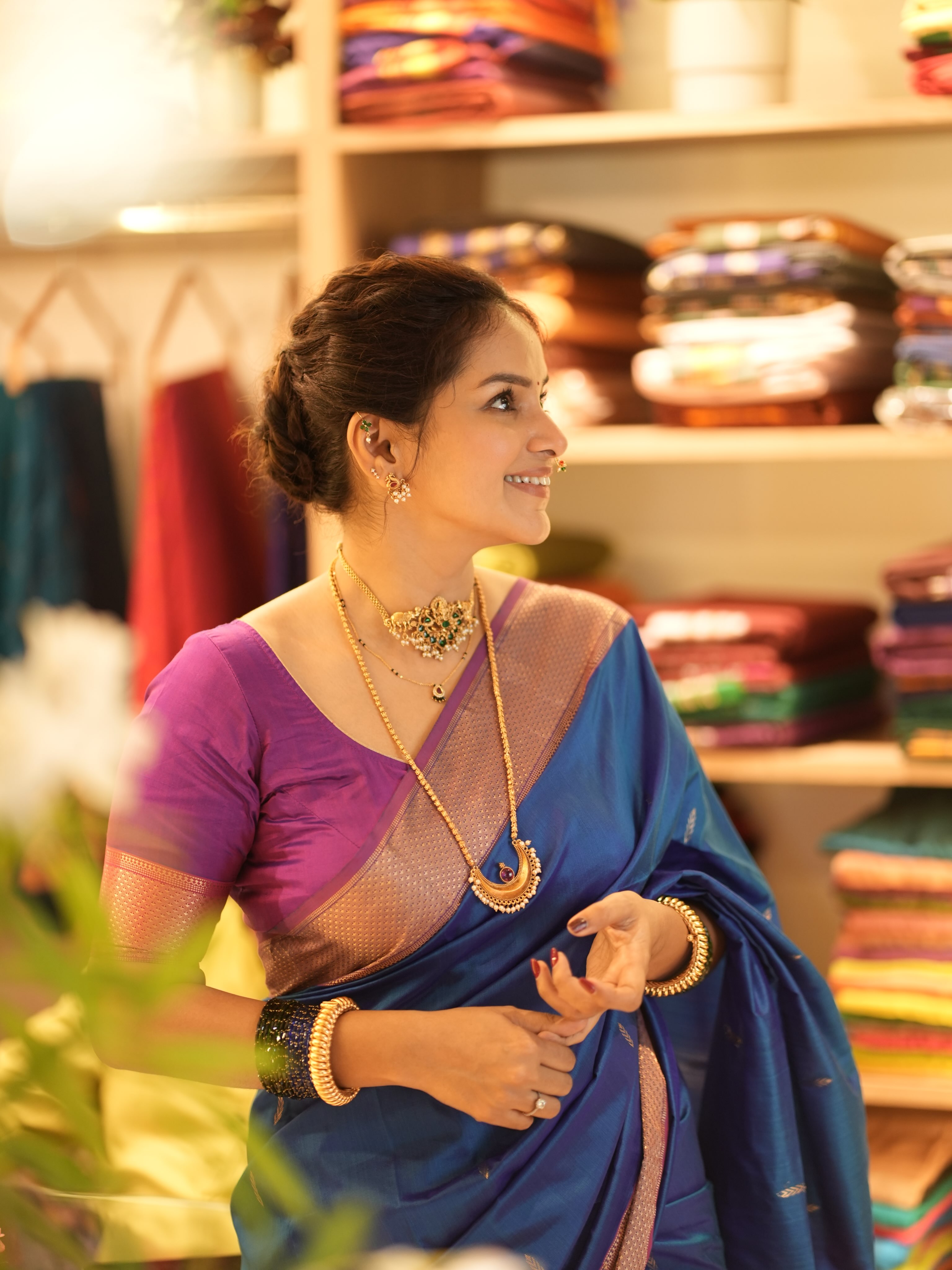 Titeekshaa Tawde Saree Look
