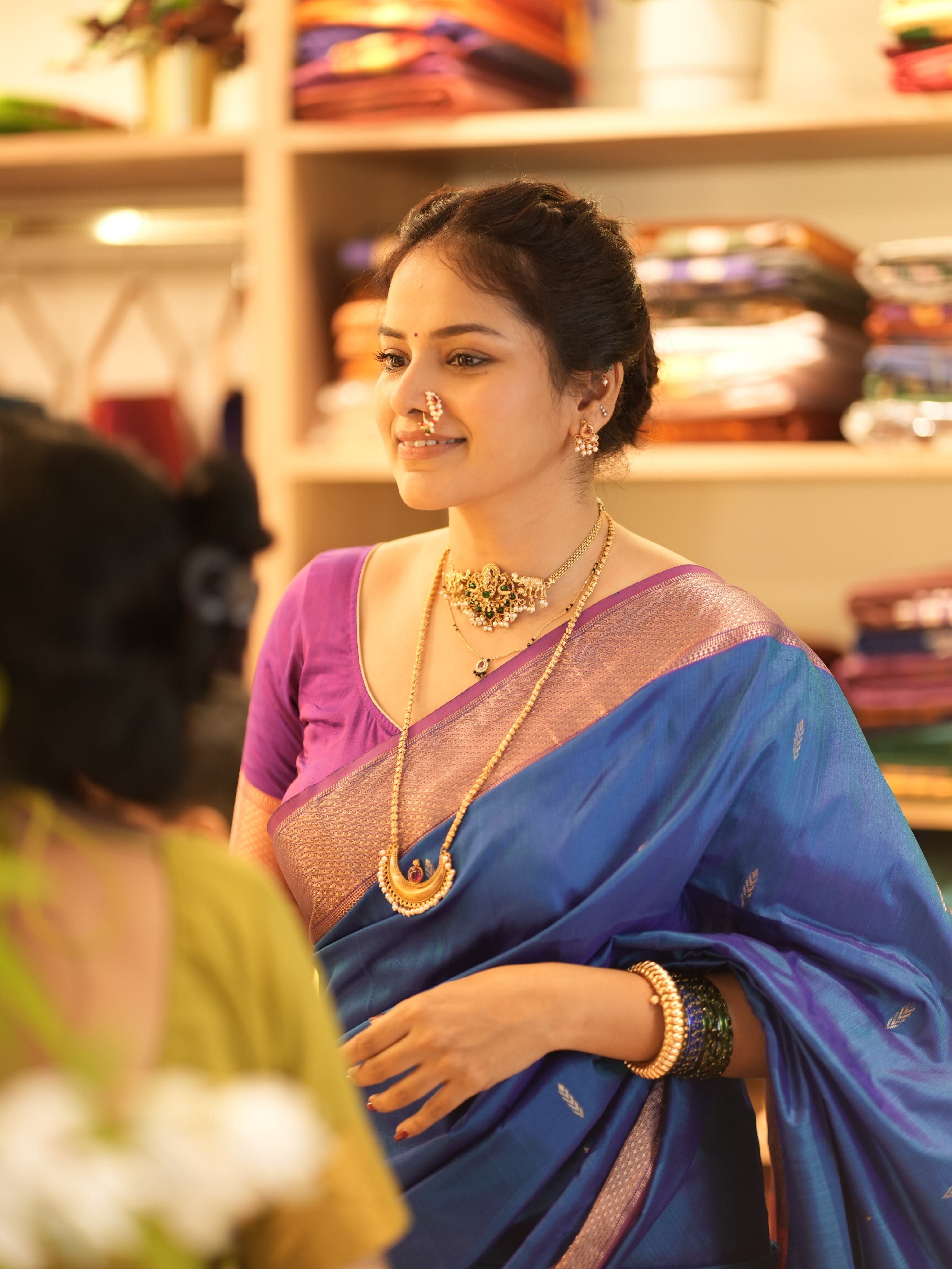 Titeekshaa Tawde Saree Look