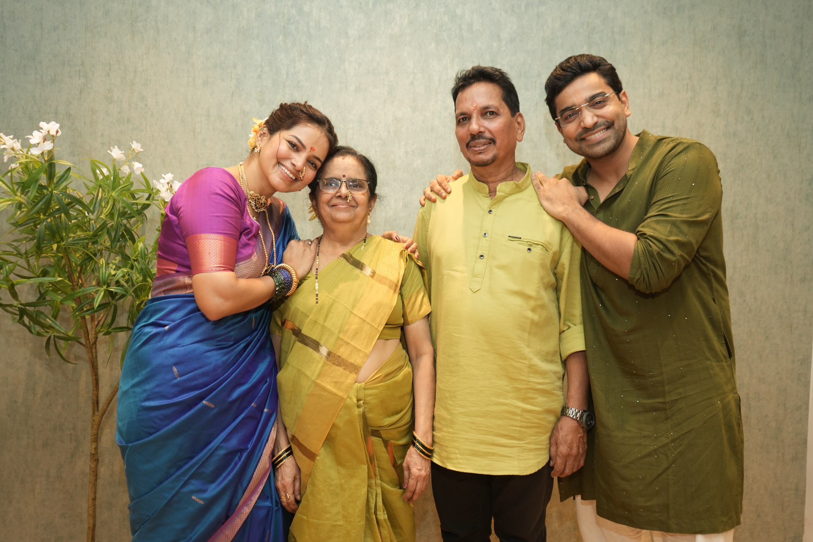 Titeekshaa Tawde Saree Look