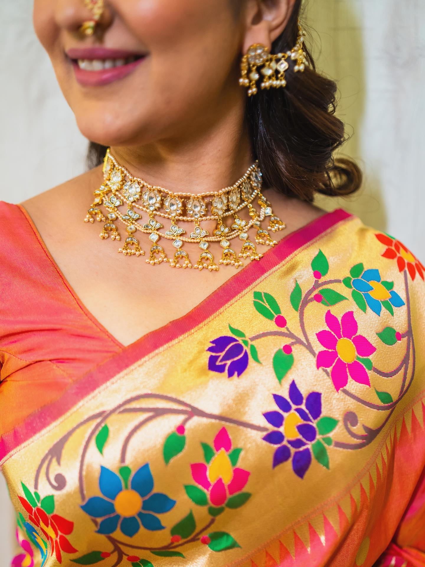 Vaidehi Parashurami Paithani Saree Look