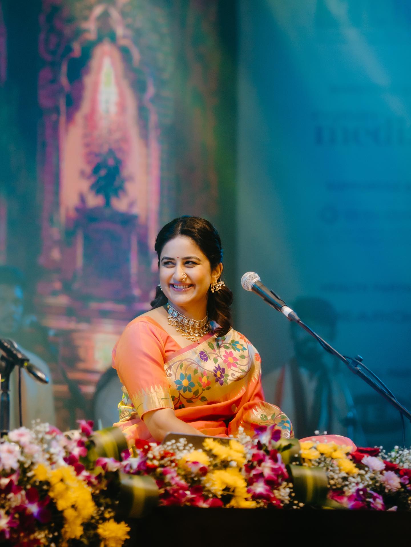 Vaidehi Parashurami Paithani Saree Look