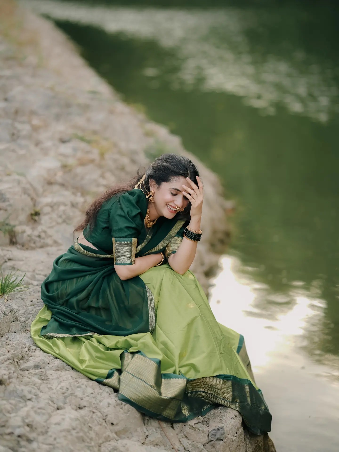 Vaishnavi Kalyankar Gaikwad South Indian Look
