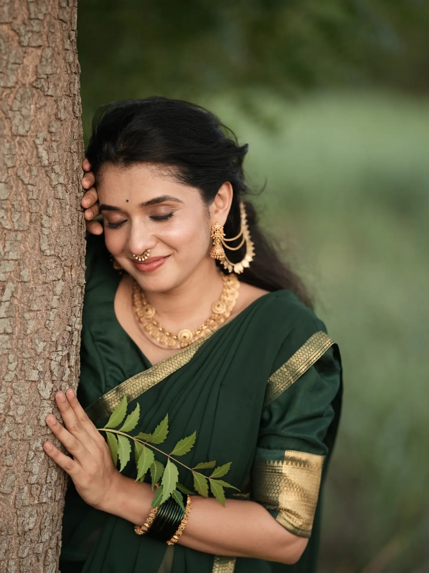 Vaishnavi Kalyankar Gaikwad South Indian Look