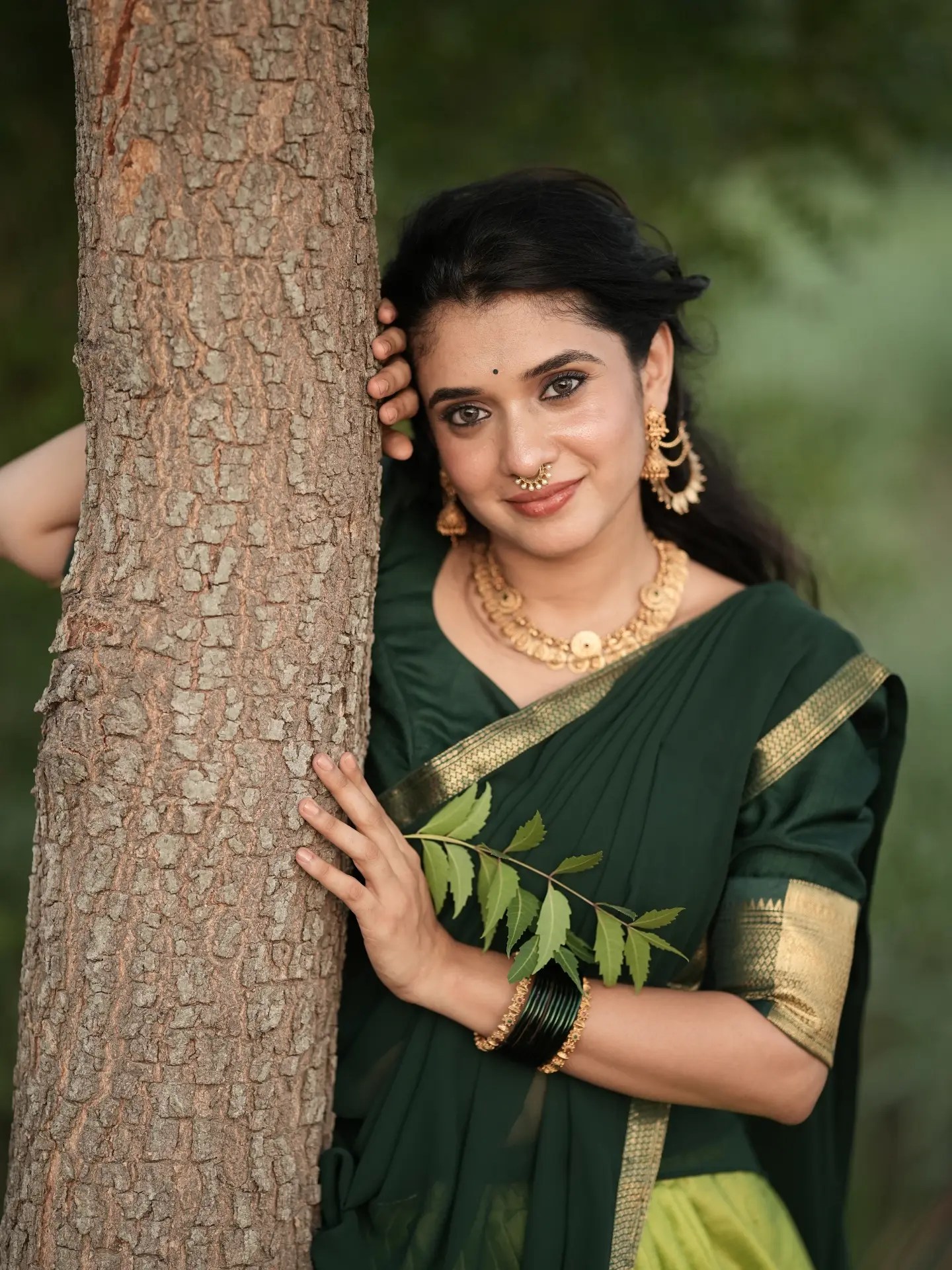 Vaishnavi Kalyankar Gaikwad South Indian Look