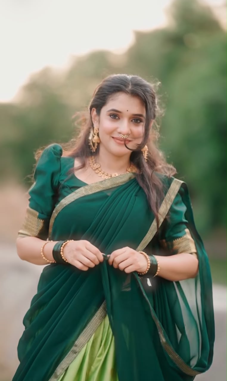 Vaishnavi Kalyankar South Indian look