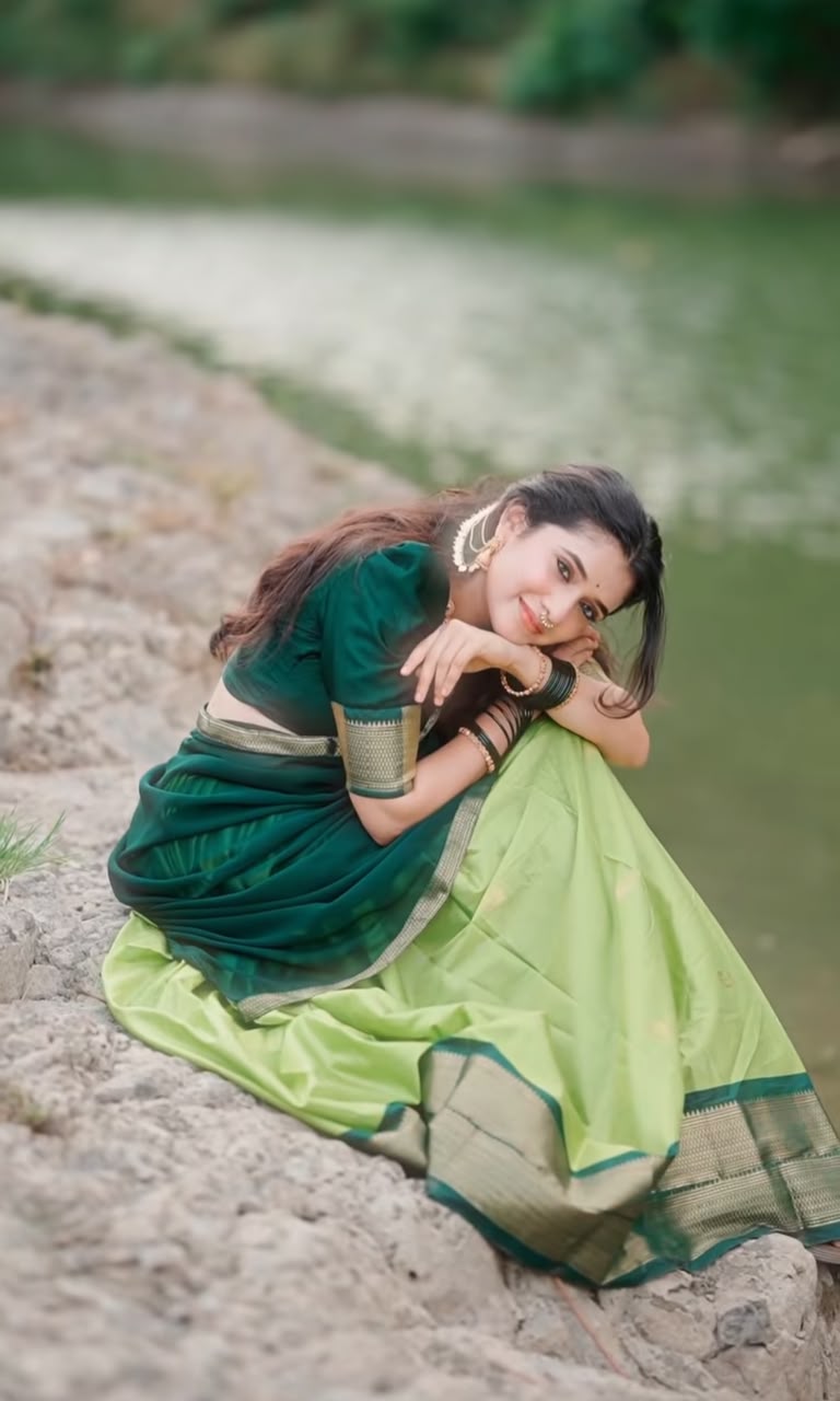 Vaishnavi Kalyankar South Indian look