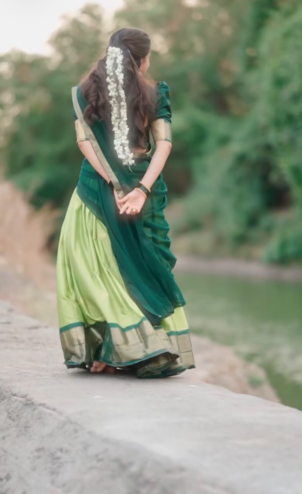 Vaishnavi Kalyankar South Indian look