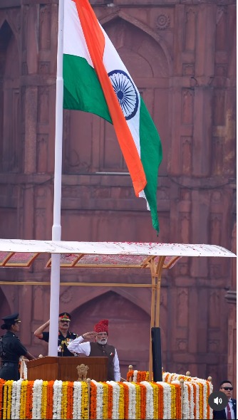 PM Modi 2026 Independence Day look