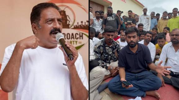 Abhijit Dipke Prakash Raj reaction image
