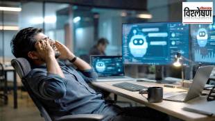 AI Brain Fry Mental Fatigue Employee Exhaustion at Workplace
