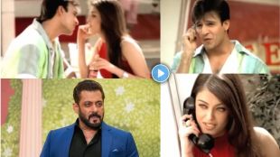 Aishwarya Rai and Vivek Oberoi in viral Coca Cola vintage advertisement featuring Salman Khan controversy context.