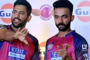 ajinkya rahane with ms dhoni