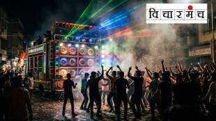 DJ sound system noise pollution in Maharashtra festivals | High decibel laser beam hazards | Police action on loud speakers | Hearing loss and health risks