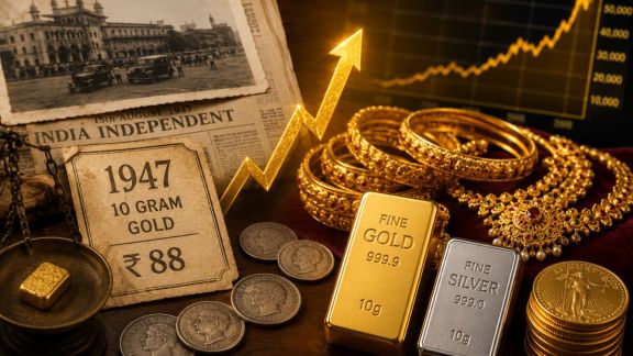 Gold Price History Marathi comparison | Gold Silver Rate 1947 vs 2026 data RBI | १९४७ ते २०२६ सोन्याचा भाव इतिहास | सोन्या-चांदीचे ऐतिहासिक दर माहिती