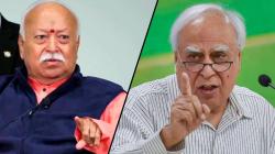 ‘बाहेर चांगले बोलतात, देशात मात्र मौन’, मोहन भागवत यांच्या न्यूयॉर्कमधील भाष्यावर कपिल सिब्बल यांची टीका