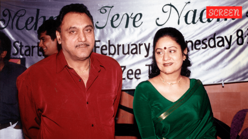 Kuku Kohli and His Wife Aruna Irani