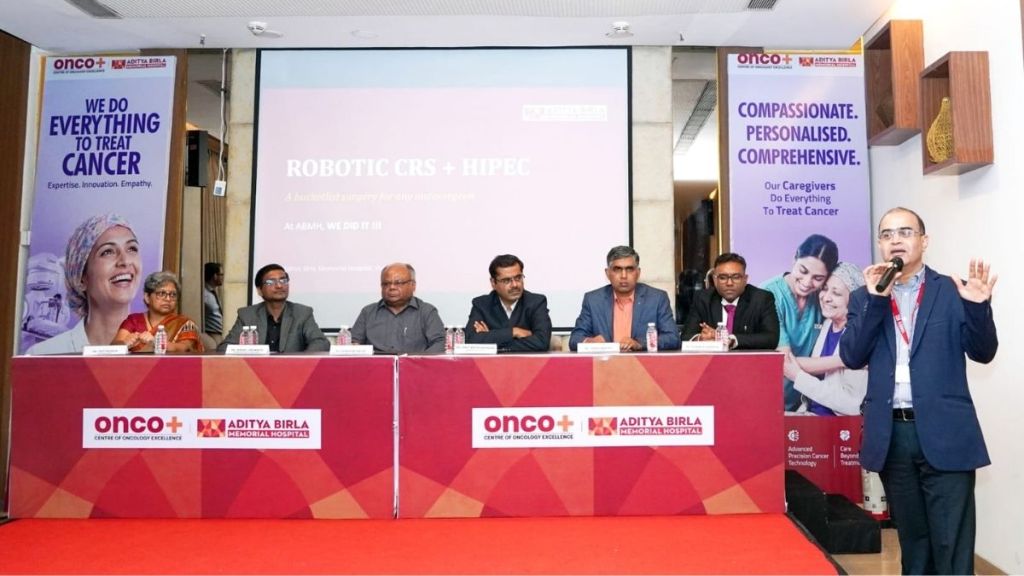 Robotic Ovarian Cancer Surgery Pimpri | Aditya Birla Hospital Robotic Cytoreductive Surgery Pimpri Chinchwad | पिंपरी चिंचवड रोबोटिक कर्करोग शस्त्रक्रिया | आदित्य बिर्ला रुग्णालय कर्करोग उपचार पिंपरी Robotic Ovarian Cancer Surgery Pimpri | Aditya Birla Hospital Robotic Cytoreductive Surgery Pimpri Chinchwad | पिंपरी चिंचवड रोबोटिक कर्करोग शस्त्रक्रिया | आदित्य बिर्ला रुग्णालय कर्करोग उपचार पिंपरी