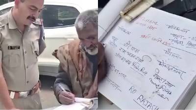 पोलिसांच्या युक्तीमुळे १० वर्षांनंतर कुटुंबाची भेट; मनोरुग्ण वृद्धाच्या हाती पेन दिला आणि…