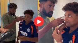 VIDEO: “अरे भाई, हे काय करतोय?”, सिराजच्या हातात ट्रिमर पाहून सर्फराज खान घाबरला! पुढे जे झालं, एकदा पाहाच