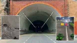 Mumbai Goa Highway Road Cave In Savarde | Kashedi Tunnel Water Leakage News | Chiplun Ratnagiri Highway Accident Prone Spot | Maharashtra National Highway Maintenance Issues