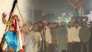 Mumbra Muslim Youth Help Ganesh Idol | Mumbra Communal Harmony News | Markandeya Seva Sanstha Mumbra Ganesh Utsav | Bhiwandi Ganesh Idol Trolley Accident Mumbra