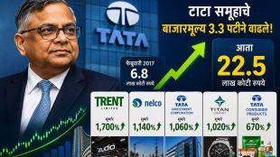 N Chandrasekaran Resigns Tata Sons Chairman Post | Tata Sons Chairman Resignation Impact On Shares | एन चंद्रशेखरन टाटा सन्स राजीनामा | टाटा समूहाच्या शेअर्समध्ये घसरण