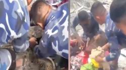 देव तारी त्याला…! ३ दिवस चिखलाच्या ढिगाऱ्याखाली दबलेली ६ वर्षांची चिमुकली सुखरुप, थरारक बचावकार्य कॅमेऱ्यात कैद