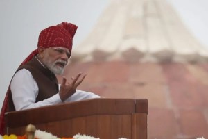 pm narendra modi speech red fort flag hoisting news