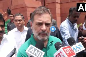 Rahul Gandhi reaction Amit Shah | Parliament Monsoon Session debate Rahul Gandhi | राहुल गांधी अमित शाह संसद टीका | विरोधी पक्षनेते राहुल गांधी पत्रकार परिषद