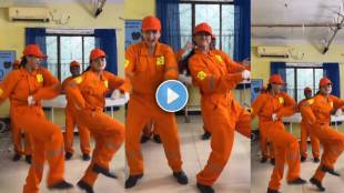 reshma shinde dance on trending song with costar
