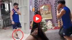 Rinku Singh Viral Video: रिंकू सिंहने हे काय केलं? चप्पल घालून मंदिरात…, नेमकं प्रकरण काय? पाहा VIDEO