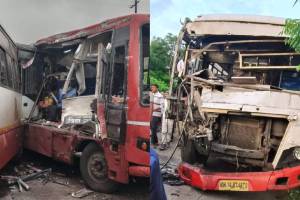 Sangli bus accident | Vita Revansiddha Ghat collision | ST bus crash Maharashtra | Sangli breaking news