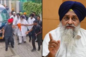 Sukhbir Singh Badal Attack Nanded Gurudwara | Sukhbir Singh Badal injured in sword attack Maharashtra