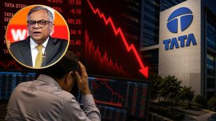 Tata Group Stocks Fall after N Chandrasekaran resignation rumors | Tata Sons Chairman N Chandrasekaran AGM news update | टाटा समूहाचे शेअर्स घसरले एन चंद्रशेखरन | टाटा सन्स अध्यक्ष एन चंद्रशेखरन राजीनामा वृत्त