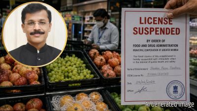 तुकाराम मुंढे यांचा ब्लिंकिटला दणका! मुंबईमधील स्टोअरमध्ये फळांवर झुरळे