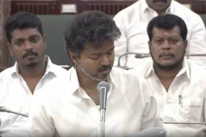 CM Vijay Tamil Language Row Assembly | Vande Mataram Tamil Anthem Dispute | मुख्यमंत्री विजय तमिळ भाषा वाद विधानसभा | तामिळनाडू राज्यगीत वंदे मातरम वाद