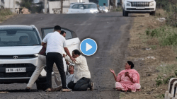 Video: “जमीन का विकली?” पोटच्या मुलांनीच वृद्ध आई-वडिलांना भररस्त्यात काठ्यांनी केली मारहाण, जीवे मारण्याची दिली धमकी!