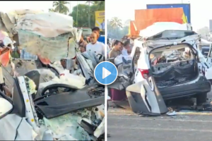 Kerala Road Accident site on NH 66 Thrissur | Tamil Nadu students car crash in Kerala | केरळमध्ये त्रिशूर हायवेवर भीषण अपघात | तमिळनाडूतील विद्यार्थ्यांचा केरळ रस्ता अपघातात मृत्यू