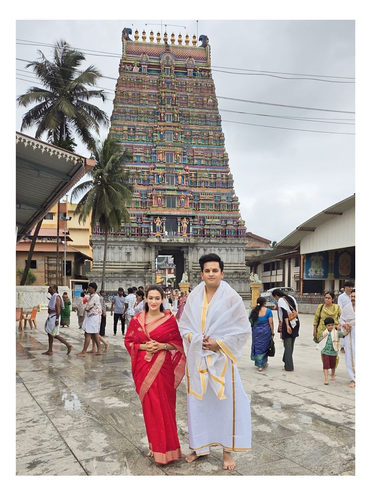 Vishwaraj Mahadik Sringeri temple visit