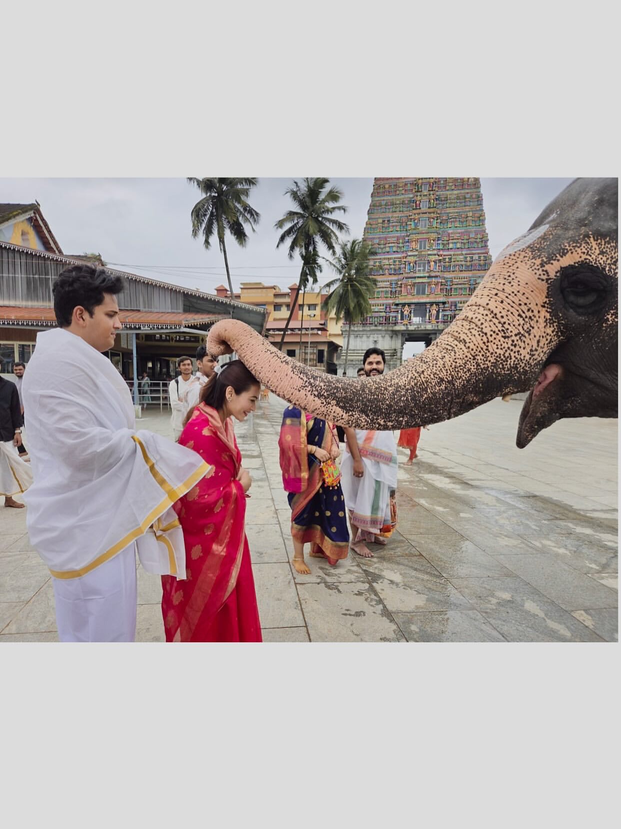 Vishwaraj Mahadik Sringeri temple visit