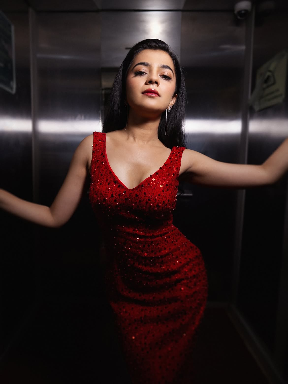 Krutika Deo in gown