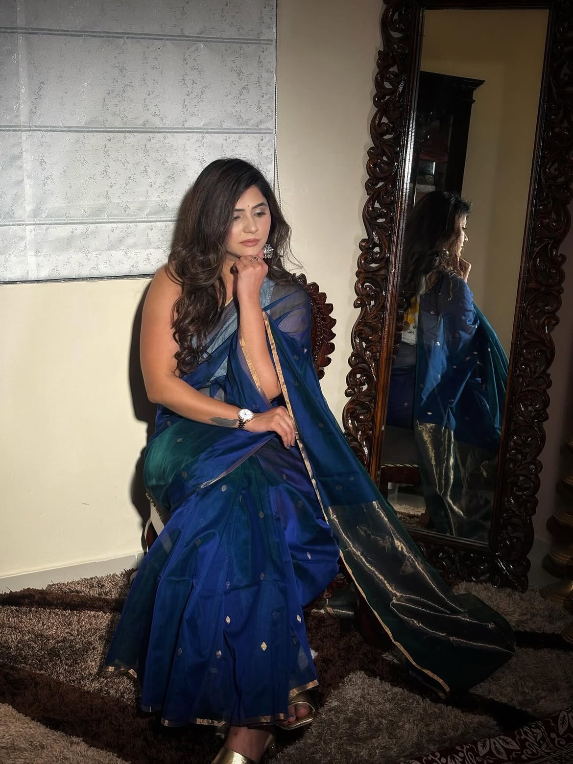 Veena Jagtap Indo Western outfit